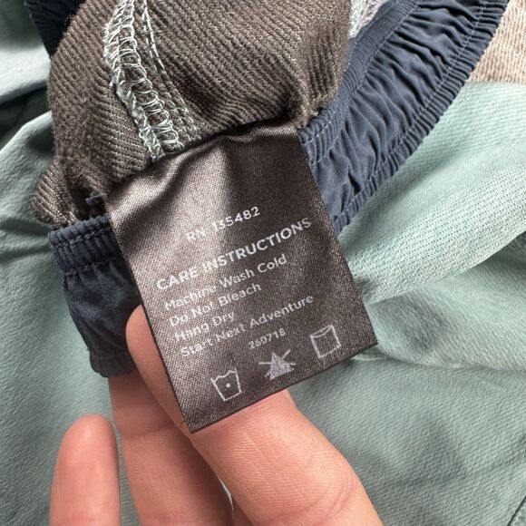 Freefly Breeze Short Men L Blue 7" LL Bamboo Drawstring Performance Gym Running - Picture 8 of 8